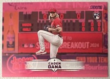 2025 Topps Stadium Club Pink Parallel RC Caden Dana Angels