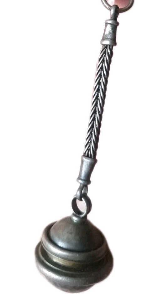 Vintage Tika/Bor Silver & Brass Hair Ornament - Изображение 4 из 4