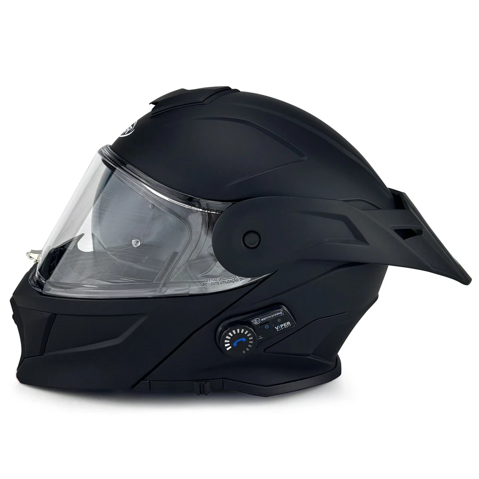 ViPER RSV121 Motorradhelm mit Bluetooth Klapphelm Motorrad Modular Helm XS - 2XL - Bild 3 von 4