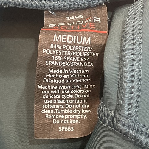 SPYDER Active Women’s High Waist Insulated Leggings Size Medium Jewel Green - Picture 7 of 8