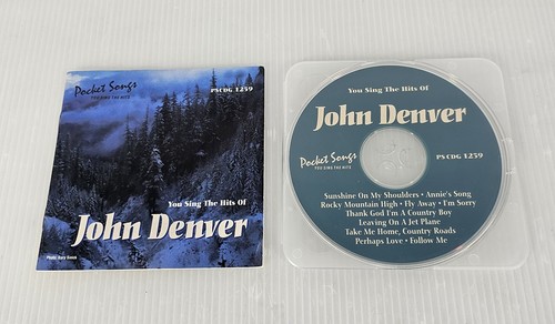 Pocket Songs, You Sing The Hits of John Denver, Karaoke PS CDG #1259 - Picture 1 of 6