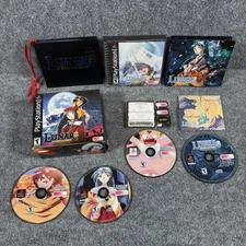 Lunar 2: Eternal Blue Complete (PlayStation 1, 2000)  EUC Tested Working (READ)