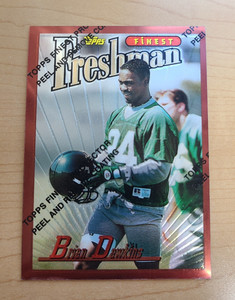 1996 Topps Finest Brian Dawkins #344 (RC) Philadelphia Eagles HOF