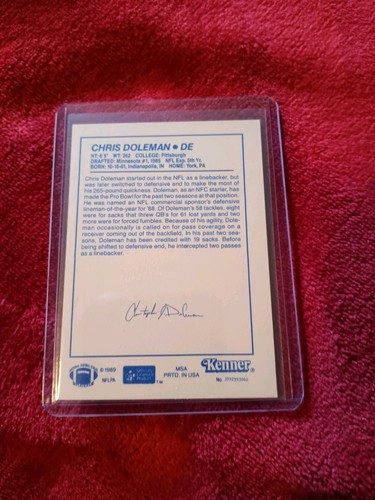 1989 Chris Doleman Startaufstellung Figur lose mit Karte tolles Stück siehe Bilder  - Bild 4 von 8