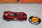 Vintage Hot Wheels Redline 1969  Red Ferrari 312P- With Dark Interior-NICE HK.