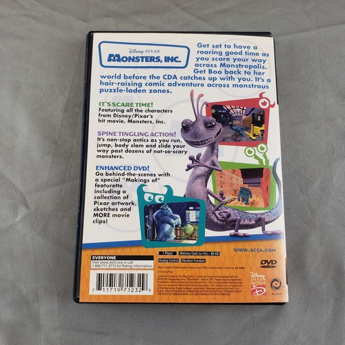 Monsters, Inc. (Sony PlayStation 2, PS2) Nur Disc & Handbuch - Bild 4 von 6