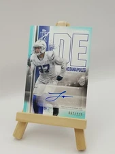 Laitatu Latu RC AU SN 2024 Topps Signature Class Aqua Auto /225 #RCA-LL Colts