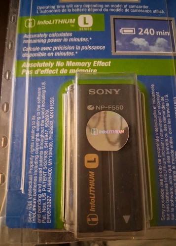 Sony L Series NP-F550 Rechargeable Battery Pack Handycam Sealed S5 New - Picture 2 of 3