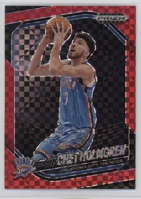 2024-25 Panini Prizm Black Red Power Prizm /75 Chet Holmgren #173 1u8m