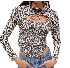 Women’s House of Sunny Women's House multi Crop-top Size US 6