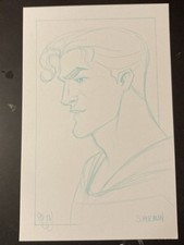 SUPERMAN Pencil Sketch Original Art CHRIS MCJUNKIN SALE!