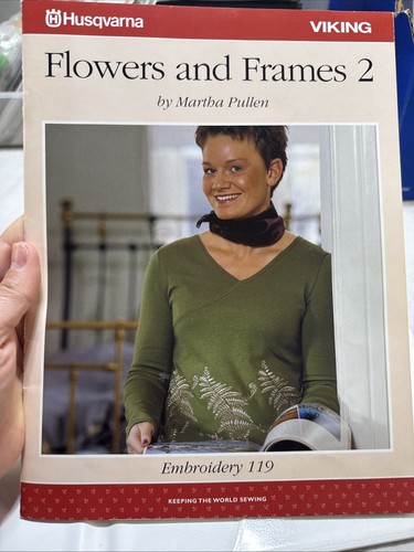 2002 Husqvarna Viking Designer 1 And Pc Flowers And Frames 2 Embroidery 119 - Picture 5 of 8
