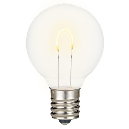 25 Pack LED G40 Plastic Filament Outdoor Globe Replacement Bulbs, Warm White - Bild 5 von 52