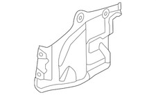 Genuine Nissan 2009-2017 Nissan - Splash Shield 64839-1AA0A