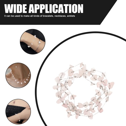 DIY Kleidung Dekoration Kette Handwerk machen unregelmäßige Kies Charm Kette - 第 11/12 張圖片