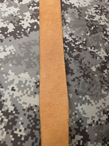 LIGHT COLOR TAN LEATHER RIFLE SLING BLACK POWDER MUZZLELOADER RIFLE .22 SLING - Picture 15 of 18