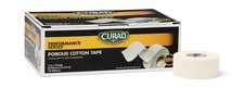 Curad Performance Series Premium Porous Cotton Tape, 1" x 10 yd. Box of 12