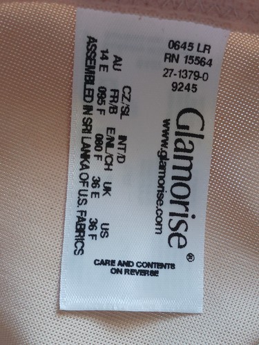 Glamorise BH, Bügel vorne geschlossen, 36F - Bild 5 von 5