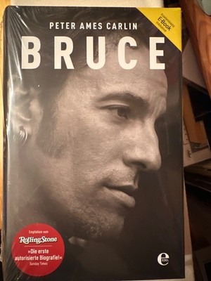 Carlin, Peter A. Bruce Die Springsteen- Biografie + E Book OVP. Neu in OVP-Folie