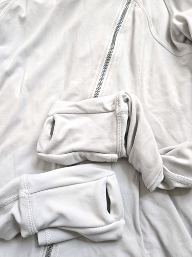 Lululemon Every Journey Hoodie Light Chrome Women's 6 Pockets EUC W3CHOS - Picture 7 of 14