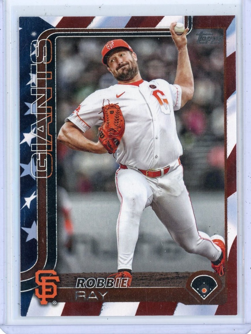 2025 Topps Series 2 Robbie Ray Independence Day /76 SP San Francisco Giants #459