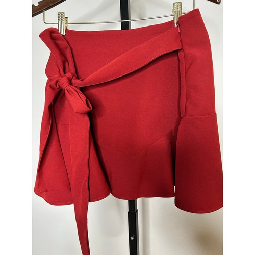 Zara Red Skorts!! - XL With tie belt. Beautiful! - Picture 2 of 8