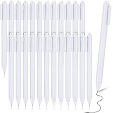 Cholemy 24 Pack Retractable Pens Bulk Pastel Gel Ink Pens 0.5Mm Fine Point Tip B