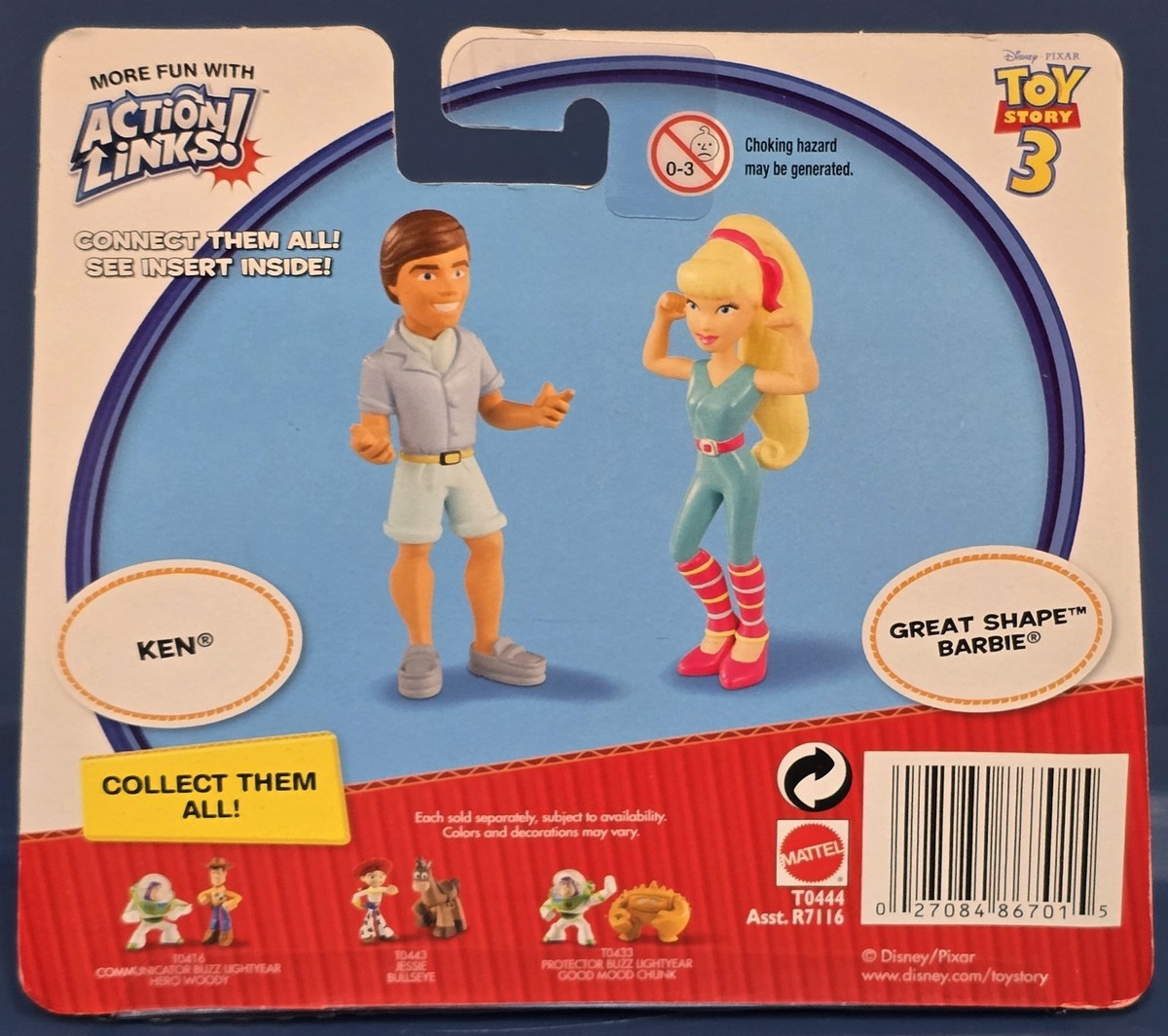 Mattel Toy Story 3 Buddy Ken and Barbie Action Figure for sale