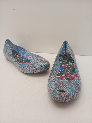 Liberty Art Fabrics Women’s Mellisa Floral Jelly Flats Size UK 7 in Original Bag - Picture 20 of 21
