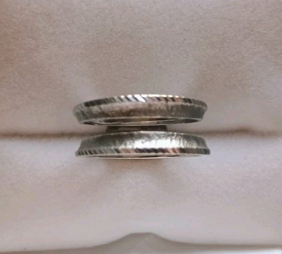 14k Solid White Gold Solitaire Enhancer Guard Wra… - image 6