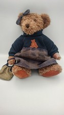Russ Teddy Bear Lady Laine with Tags COA Large 14" Sweater Bag Skirt