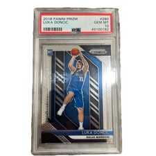 Luka Doncic 2018-19 Prizm RC Base PSA 10 Mavericks Lakers