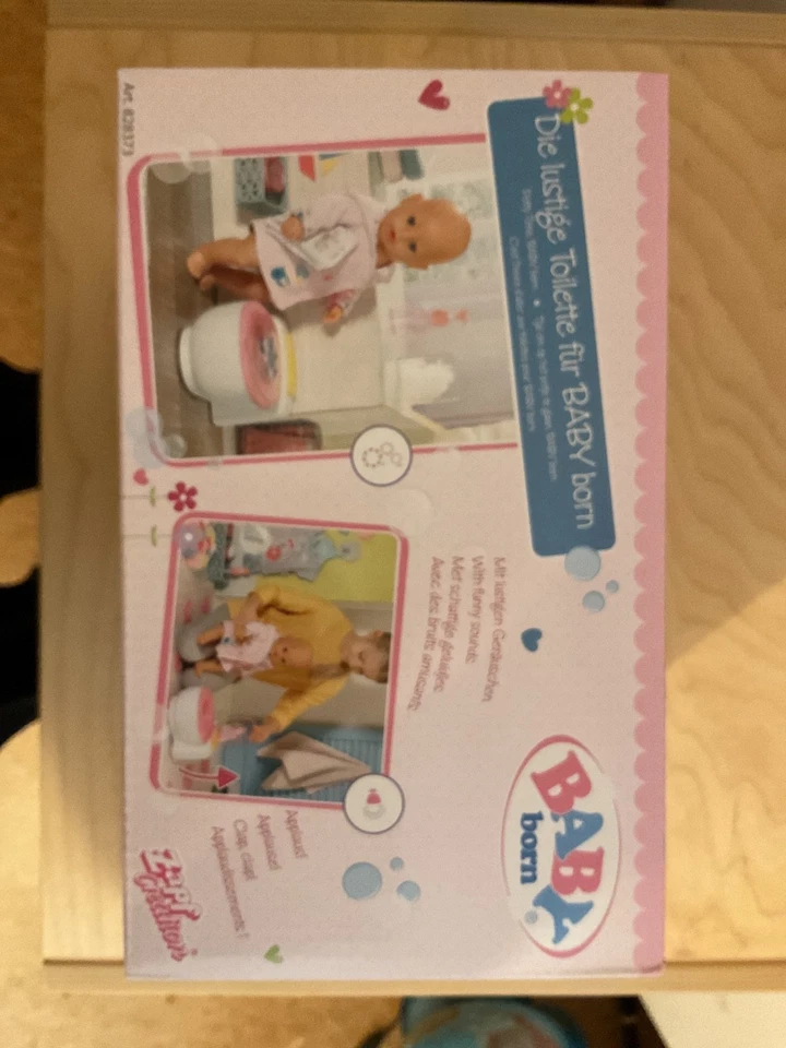 Zapf creation Kinder Puppe Baby Born lustige Toilette m. Geräusche NEU & OVP - Bild 2 von 4