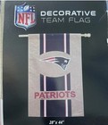 New England Patriots 28 x 44 inch Large Outdoor House Flag Durable Burlap