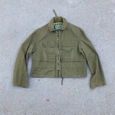 Vintage Cumberland Masland Fishing Jacket Medium 50s Cropped Green