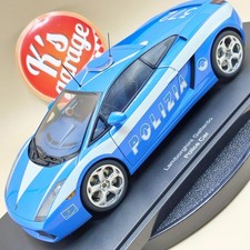 AUTOart 1/18 Lamborghini Gallardo Police Car Polizia Blue White 74576 diecast