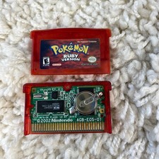 Pokemon Ruby Version (Nintendo Game Boy Advance, 2003) GBA Authentic New Battery