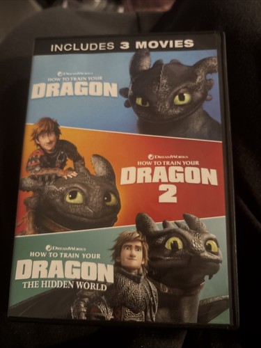 How to Train Your Dragon: 3-Movie Collection (DVD, 2019) - Picture 1 of 3