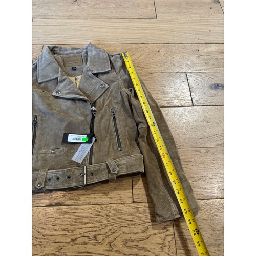 [BLANKNYC] Rosemary Suede Moto Jacket, Belted, Zip Pockets, New With Tags - Picture 5 of 10