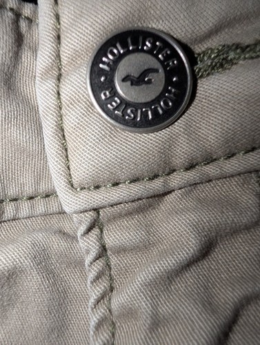 Hollister Women's Jeans 14R High Waisted Dad Pant Cargo Pockets Butterflies - Picture 14 of 16