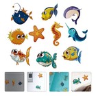  10 Pcs Self-adhesive Bathtub Stickers Accessories for Kids Non Slip Ocean