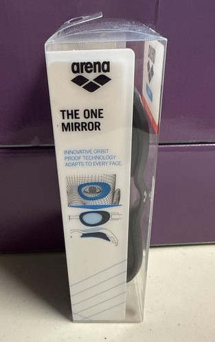 Arena The One Mirror Occhiali da Nuoto Uomo e Donna Vestibilità Universale - Nero Nuovi - Foto 2 di 4