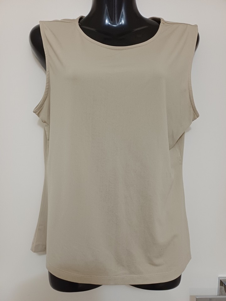 Miller's Beige Sleeveless Tank Top Womens Size L