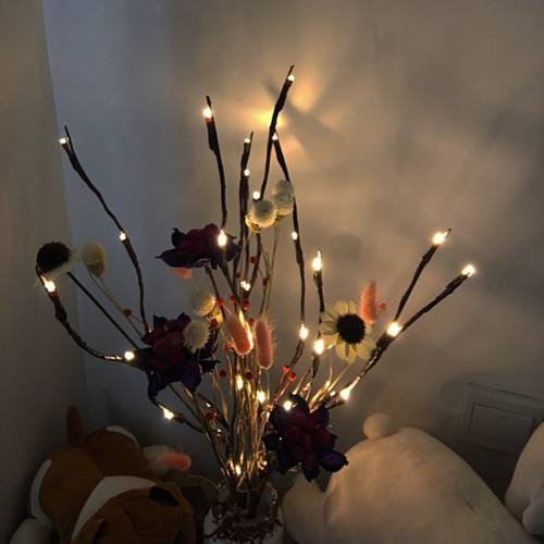 3 Pack Warm White Lighted Branches 60 LED Twig Lights Lighted Plants Artifici... - Bild 4 von 9