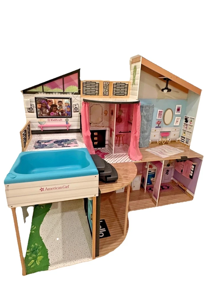 Роскошный кукольный домик American Girl x KidKraft 2022 б/у - Изображение 4 из 4