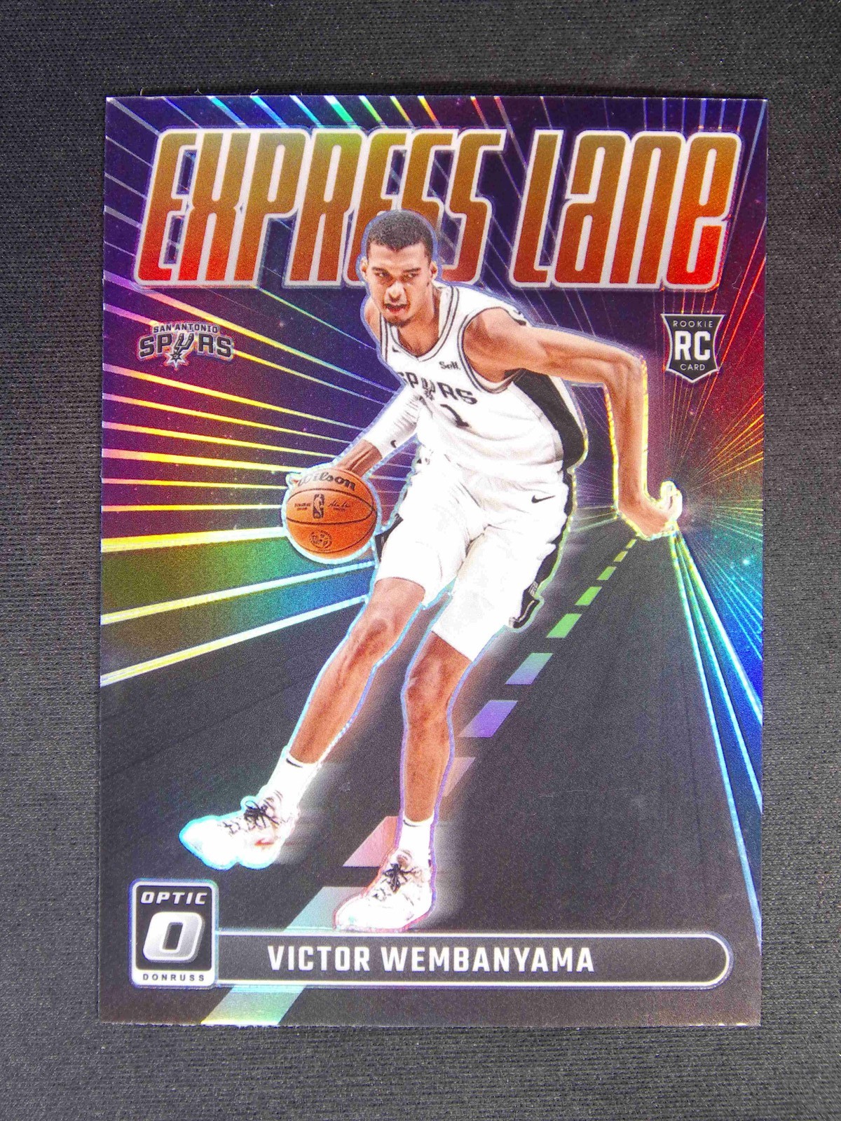 2023-24 Panini Donruss Optic Victor Wembanyama #8 RC Rookie Express Lane Holo