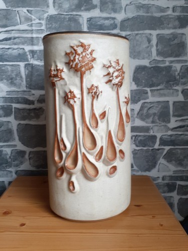 Vintage Regal Keramik Boden Vase Studiokeramik 15" x 7"