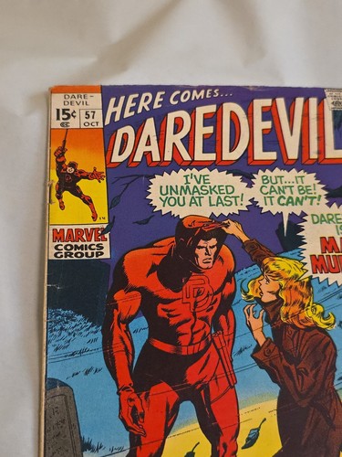 Marvel Comics Daredevil #57 Matt Murdock Reveals Identity to Karen Page - Picture 2 of 15