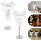 2PCS Flower Stand, Wedding Flower Stand, Wedding Centerpieces Stand