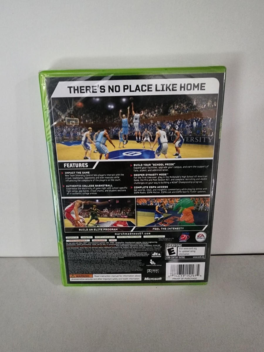 NCAA March Madness 07 (Microsoft Xbox 360, 2007) for sale
